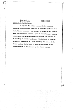 Document de brevet canadien 1026723. Abrégé 19940509. Image 1 de 1