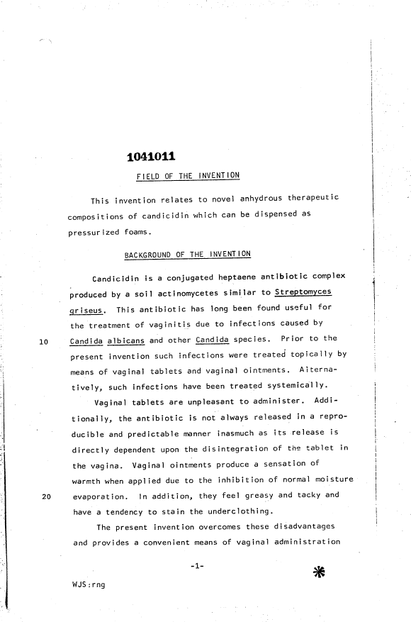 Document de brevet canadien 1041011. Description 19940524. Image 1 de 17