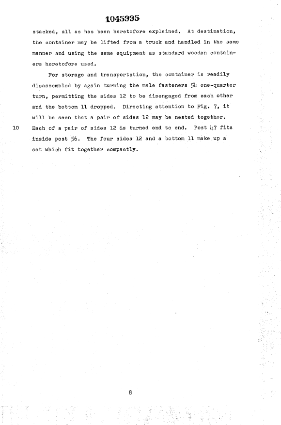Canadian Patent Document 1045995. Description 19940413. Image 7 of 7