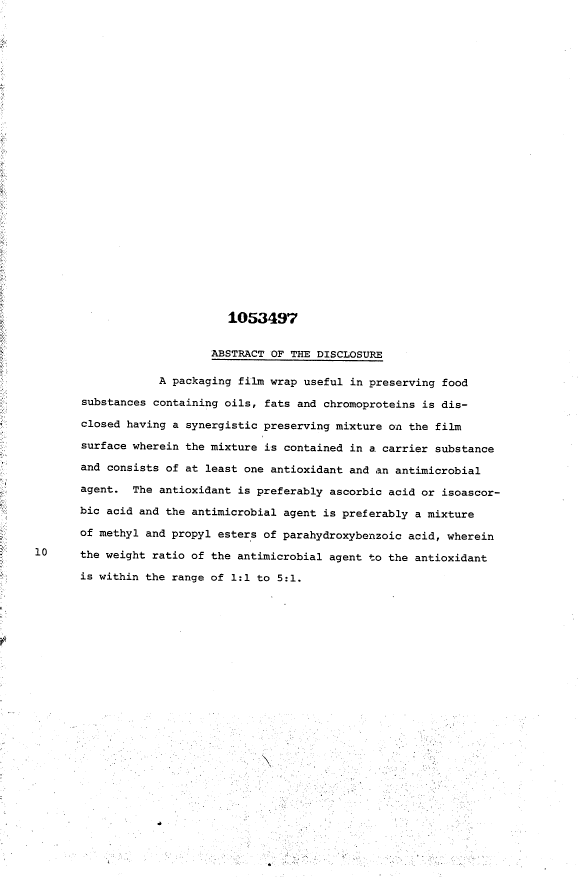 Document de brevet canadien 1053497. Abrégé 19940820. Image 1 de 1