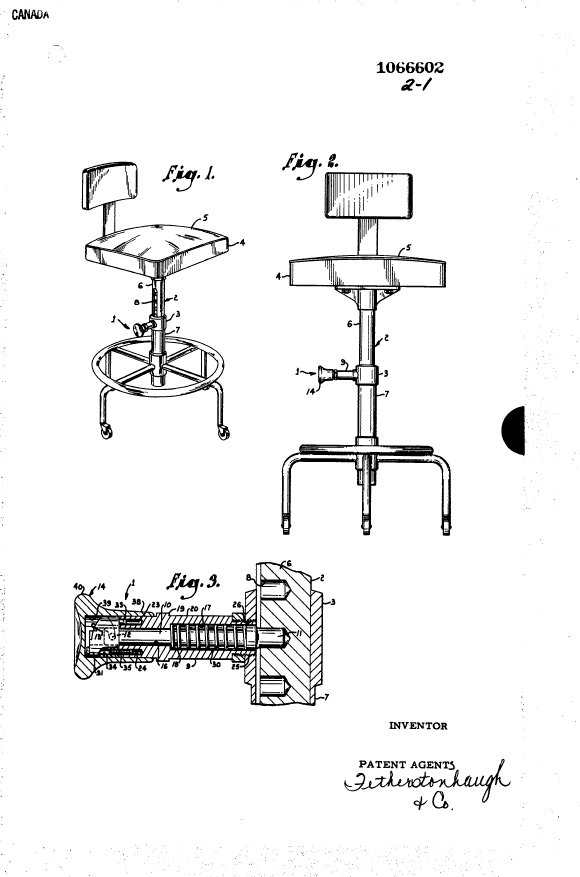 Canadian Patent Document 1066602. Drawings 19940430. Image 1 of 2