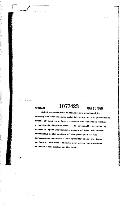 Document de brevet canadien 1077423. Abrégé 19940404. Image 1 de 1