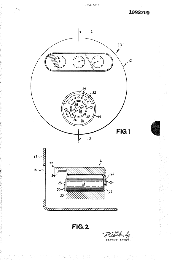 Canadian Patent Document 1083700. Drawings 19931207. Image 1 of 1