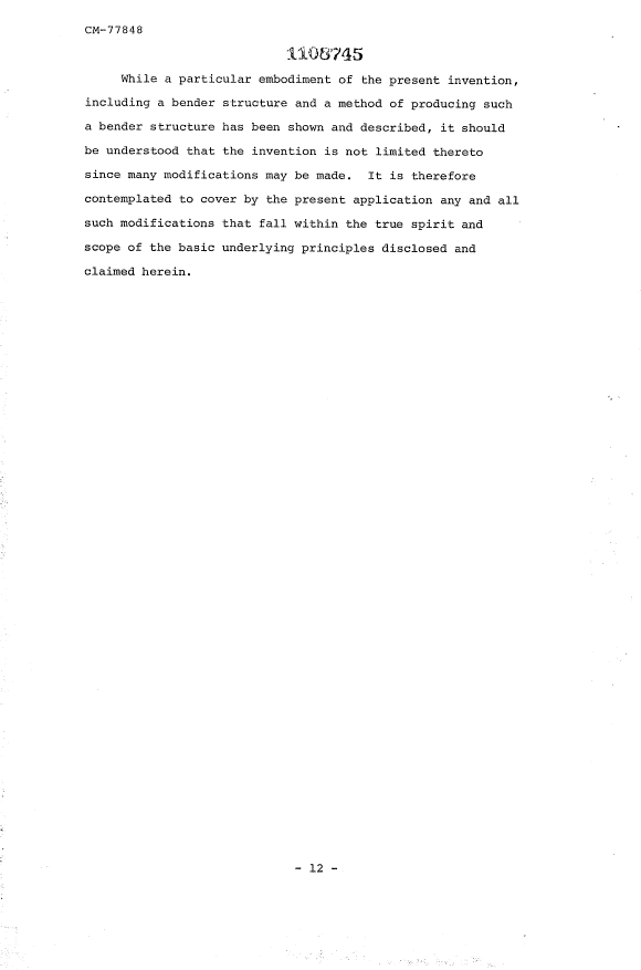 Canadian Patent Document 1108745. Description 19940318. Image 12 of 12