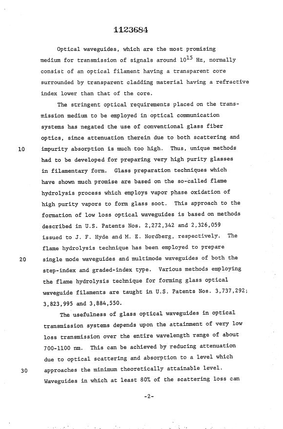 Document de brevet canadien 1123684. Description 19940216. Image 2 de 33
