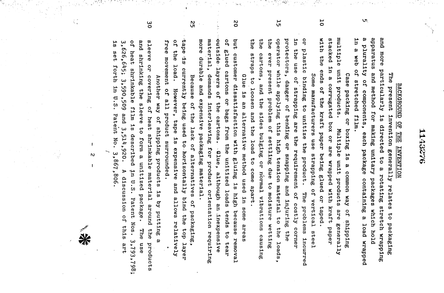 Canadian Patent Document 1143276. Description 19940125. Image 1 of 25