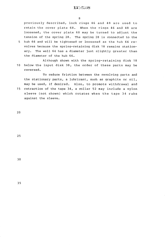 Canadian Patent Document 1154588. Description 19940115. Image 8 of 8