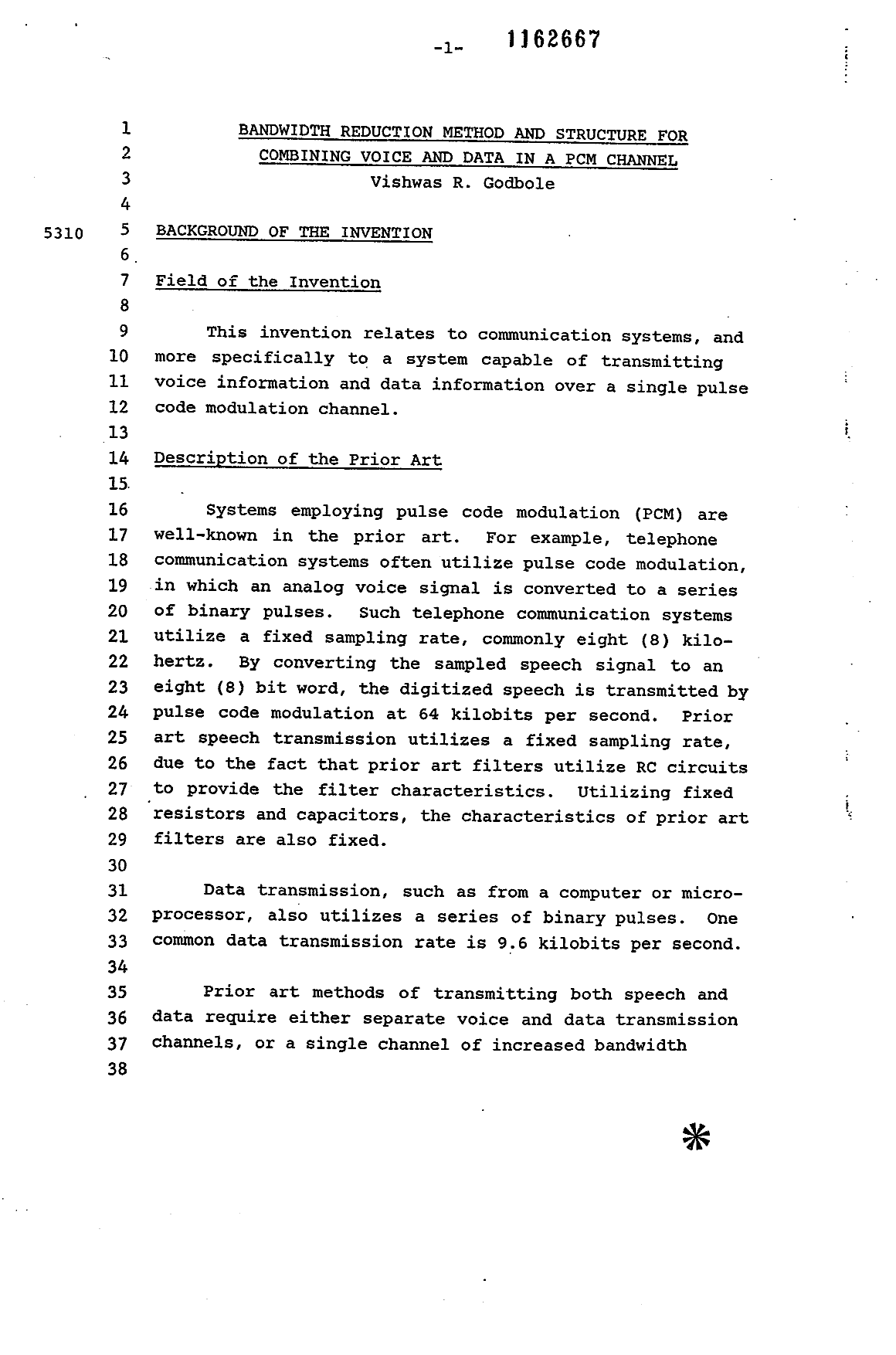 Canadian Patent Document 1162667. Description 19931123. Image 1 of 10