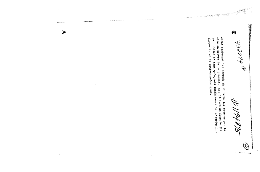 Document de brevet canadien 1194875. Abrégé 19921218. Image 2 de 2
