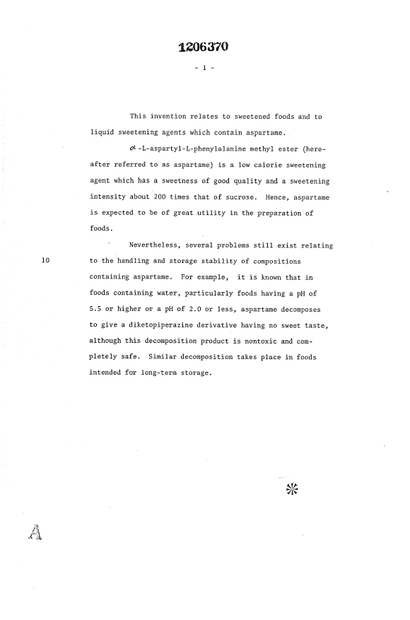 Canadian Patent Document 1206370. Description 19930628. Image 1 of 25