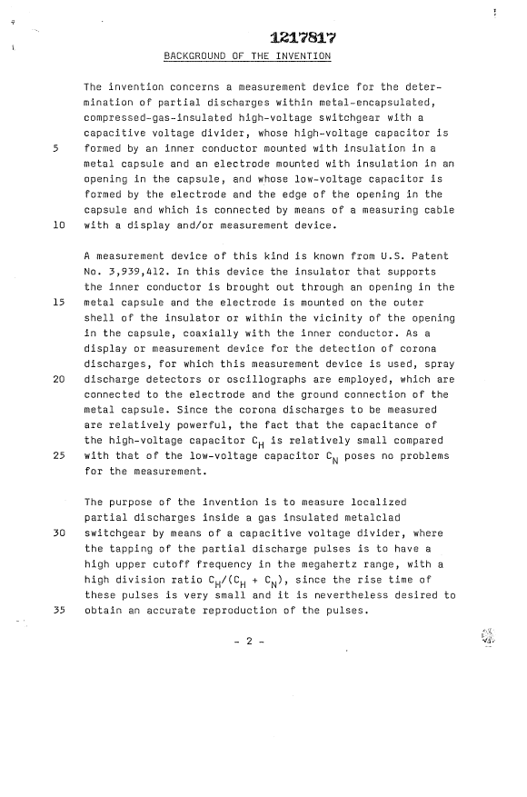 Canadian Patent Document 1217817. Description 19921224. Image 1 of 9