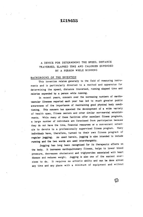 Canadian Patent Document 1218455. Description 19930723. Image 1 of 12