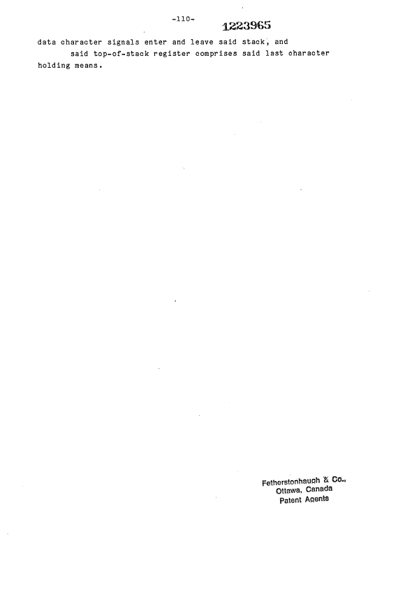 Document de brevet canadien 1223965. Revendications 19921230. Image 16 de 16