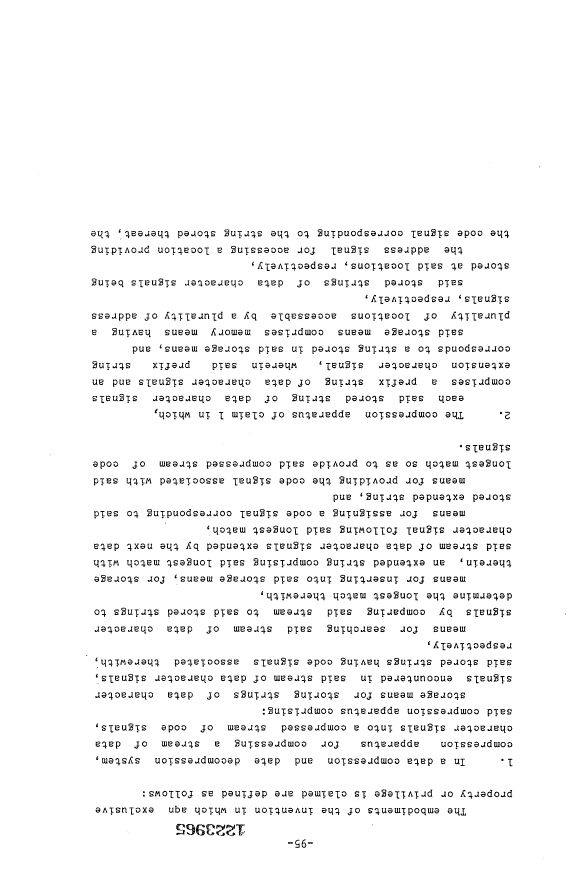 Document de brevet canadien 1223965. Revendications 19921230. Image 1 de 16