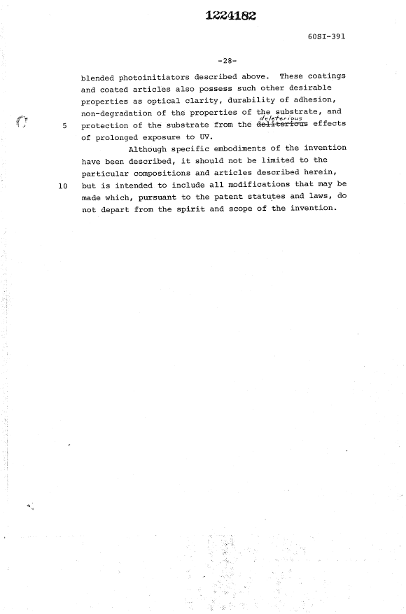 Canadian Patent Document 1224182. Description 19930911. Image 28 of 28