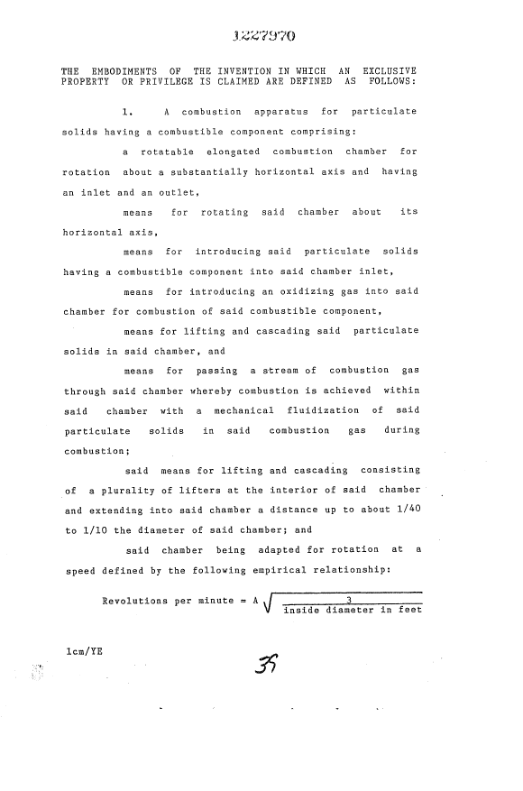 Document de brevet canadien 1227970. Revendications 19930727. Image 1 de 13