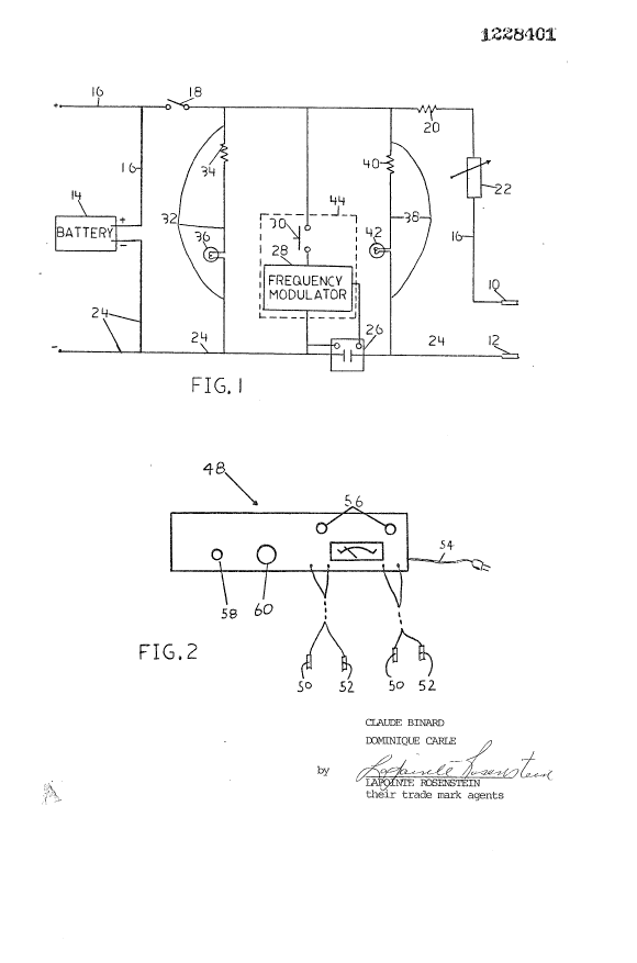 Canadian Patent Document 1228401. Drawings 19930927. Image 1 of 1