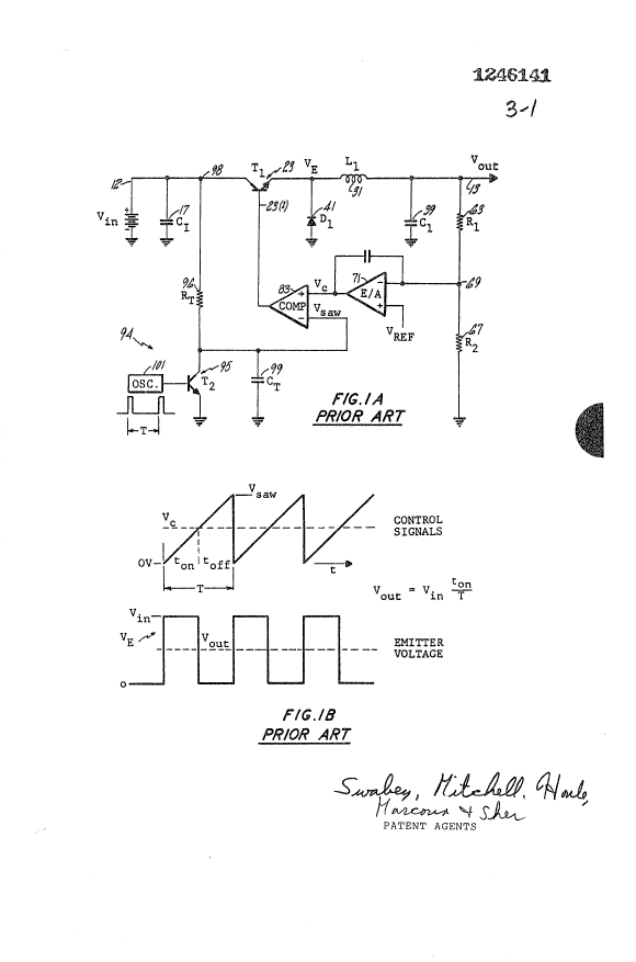 Canadian Patent Document 1246141. Drawings 19931003. Image 1 of 3