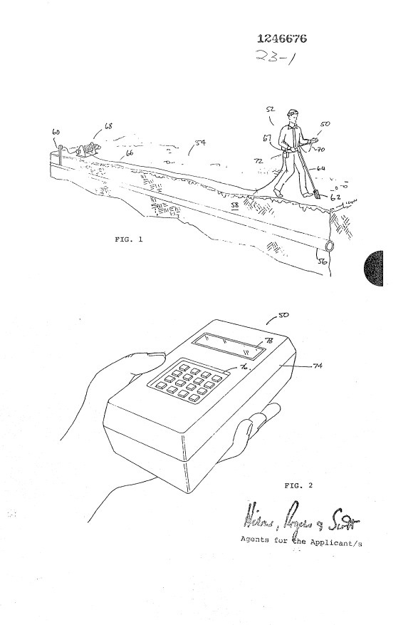 Canadian Patent Document 1246676. Drawings 19921225. Image 1 of 23