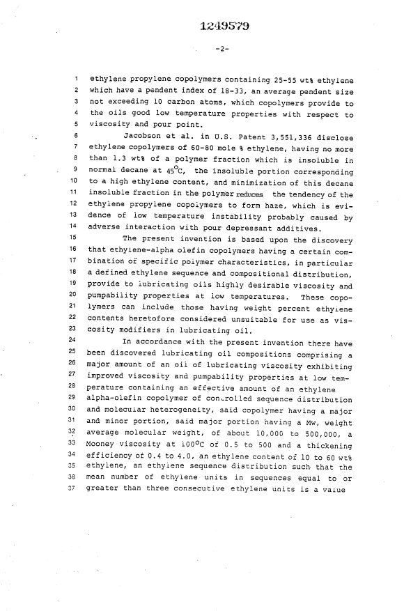 Canadian Patent Document 1249579. Description 19931005. Image 2 of 25