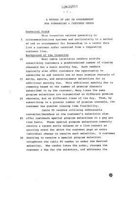 Canadian Patent Document 1262273. Description 19921214. Image 1 of 17