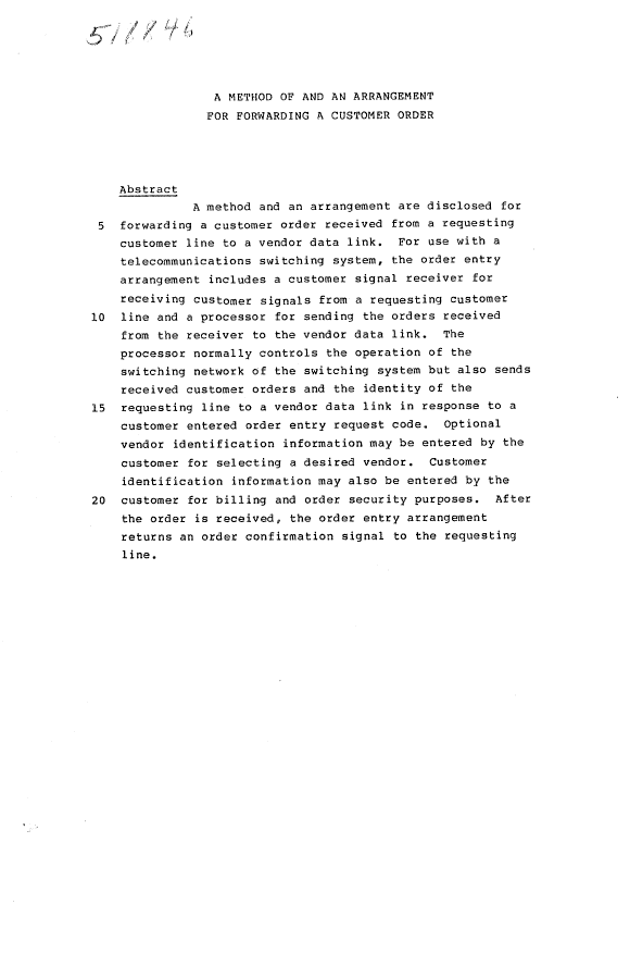 Document de brevet canadien 1262273. Abrégé 19921214. Image 1 de 1