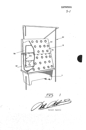 Canadian Patent Document 1272884. Drawings 19931008. Image 1 of 5