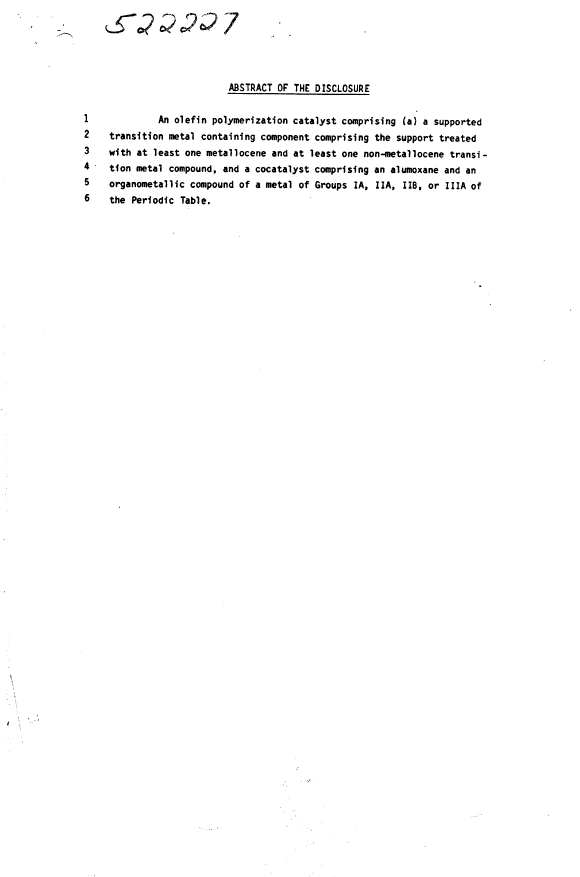 Canadian Patent Document 1277973. Abstract 19921214. Image 1 of 1