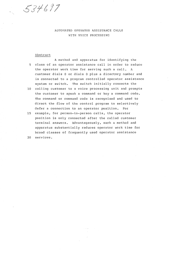 Document de brevet canadien 1282479. Abrégé 19931019. Image 1 de 1