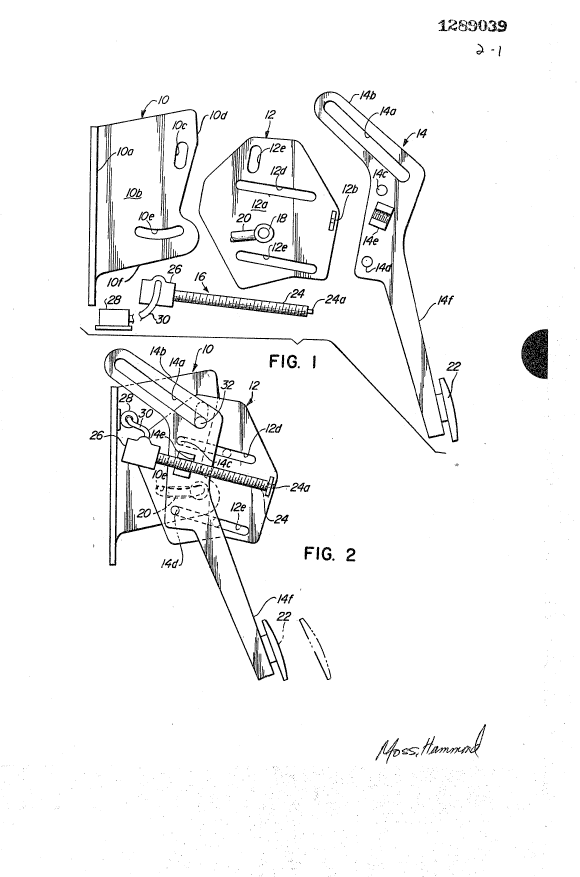 Canadian Patent Document 1289039. Drawings 19931022. Image 1 of 2