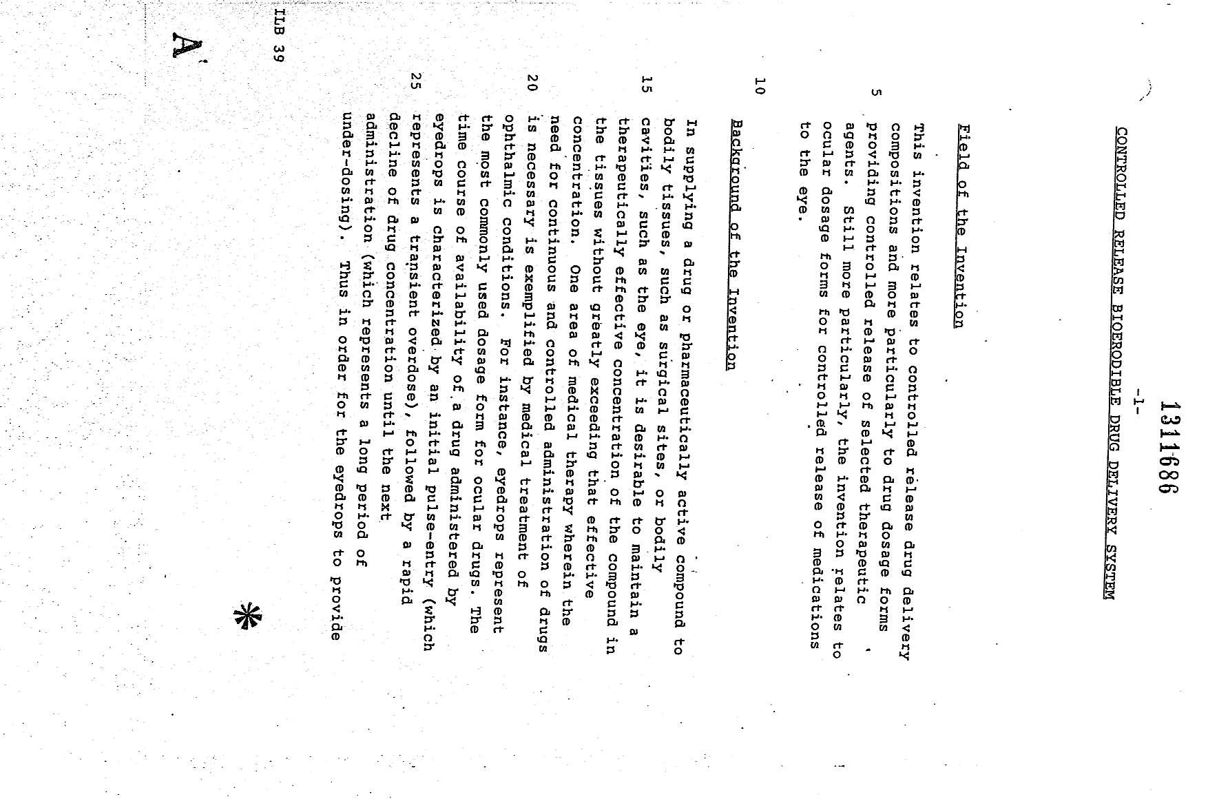 Canadian Patent Document 1311686. Description 19931109. Image 1 of 35