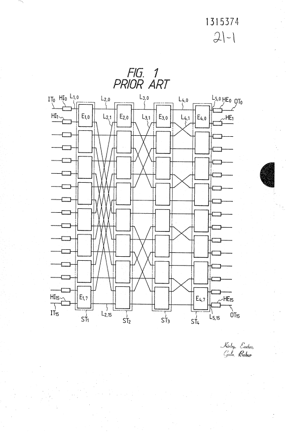 Document de brevet canadien 1315374. Dessins 19931130. Image 1 de 21
