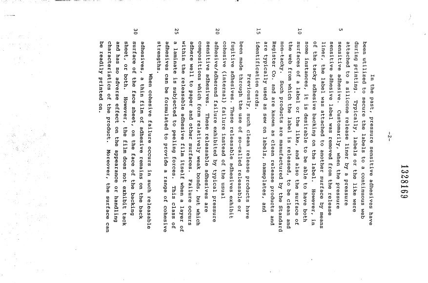 Canadian Patent Document 1328169. Description 19931222. Image 2 of 20