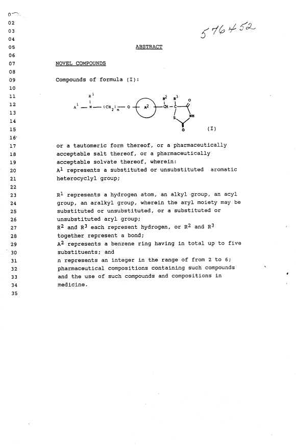 Canadian Patent Document 1328452. Abstract 19931222. Image 1 of 1