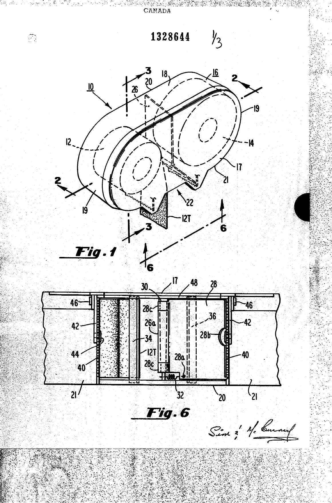 Canadian Patent Document 1328644. Drawings 19940727. Image 1 of 3