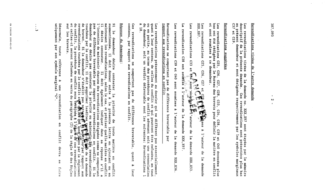Canadian Patent Document 1341196. Prosecution-Amendment 19921222. Image 2 of 18