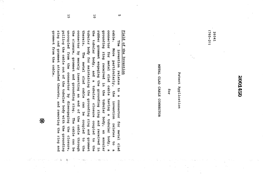 Canadian Patent Document 2001450. Description 19940716. Image 1 of 14