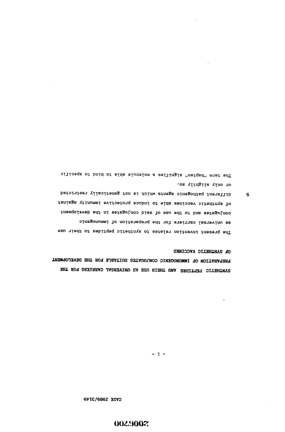 Canadian Patent Document 2006700. Description 19891217. Image 1 of 40