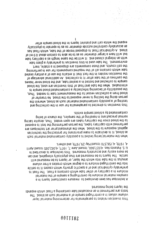 Canadian Patent Document 2011100. Description 19931226. Image 1 of 7