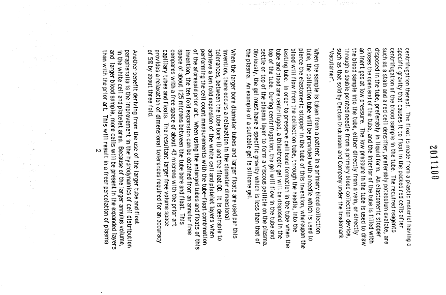 Canadian Patent Document 2011100. Description 19931226. Image 2 of 7