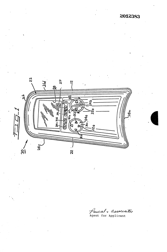 Canadian Patent Document 2012383. Drawings 19940226. Image 1 of 9