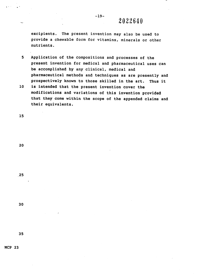 Document de brevet canadien 2022640. Description 19961211. Image 19 de 19