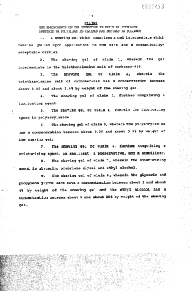 Document de brevet canadien 2027218. Revendications 19910412. Image 1 de 5