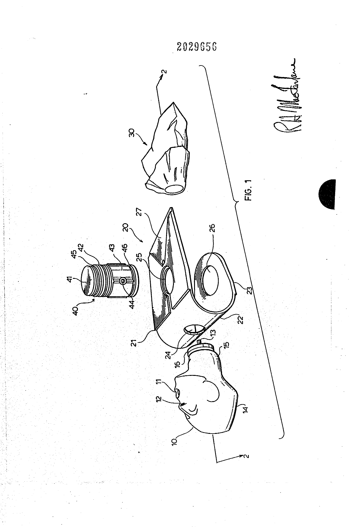 Canadian Patent Document 2029656. Drawings 19940327. Image 1 of 4