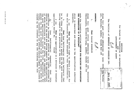 Document de brevet canadien 2031041. Cession 19891228. Image 2 de 4