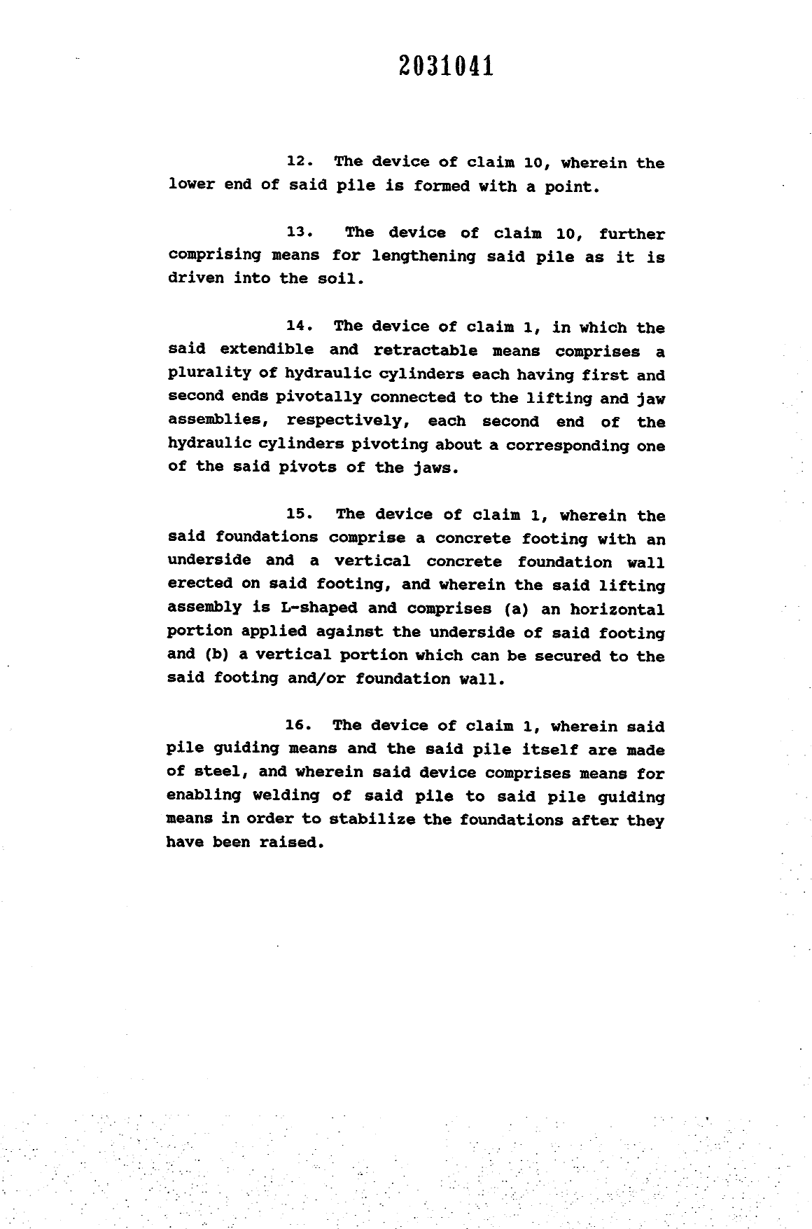 Document de brevet canadien 2031041. Revendications 19931226. Image 3 de 3