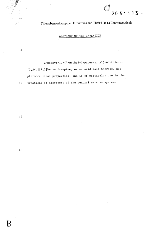 Document de brevet canadien 2041113. Abrégé 19971225. Image 1 de 1