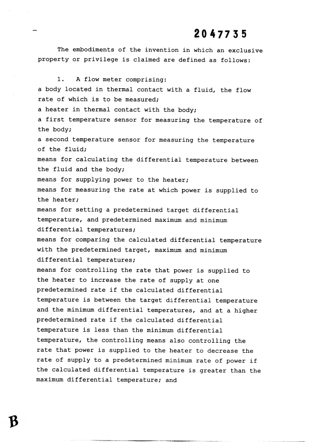 Document de brevet canadien 2047735. Revendications 19990324. Image 1 de 5