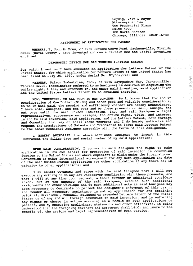 Document de brevet canadien 2047873. Cession 19980717. Image 2 de 9