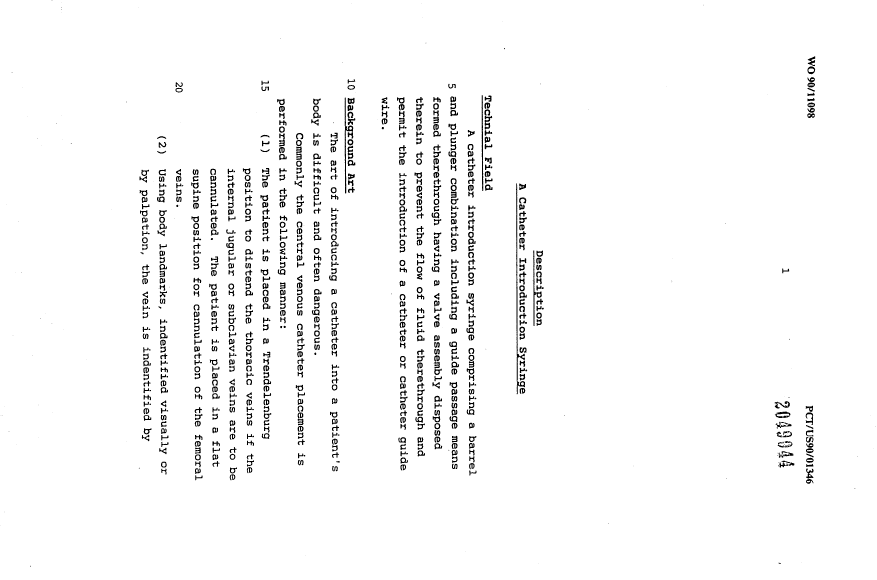 Canadian Patent Document 2049044. Description 19940521. Image 1 of 22